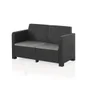 Salon bas de jardin gris Novo NATERIAL, 4 personnes