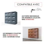 Barillet Batteuse X P.1.99 Cm Renz, Gris
