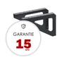 Equerre H.17.5 X L.25 X P.3 Cm Renz, Gris Anthracite