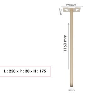 Pied H.116 X L.33 X P.5 Cm Renz