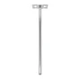 Pied H.116 X L.33 X P.5 Cm Renz, Gris