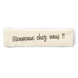 Porte-Nom H.2.8 X L.10.3 Renz, Transparent