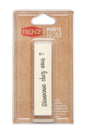 Porte-Nom H.2.8 X L.10.3 Renz, Transparent