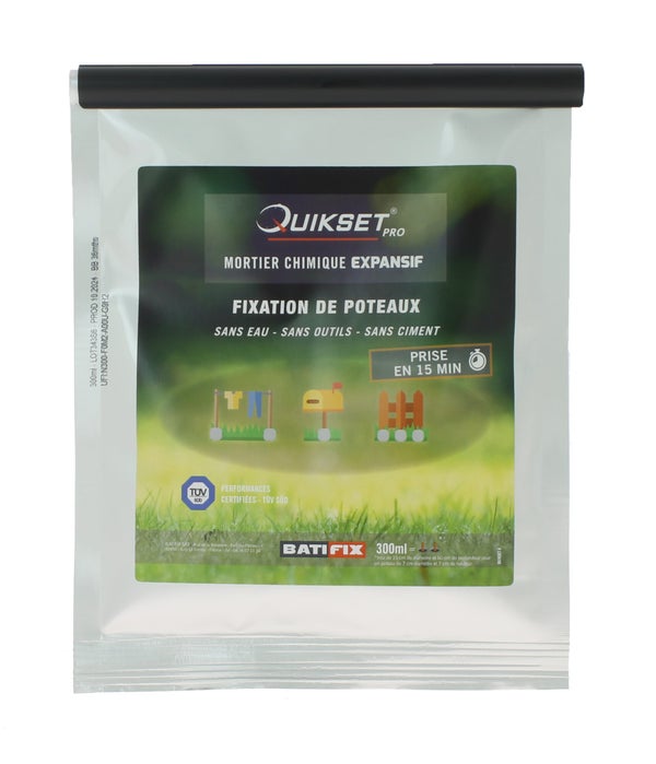 Mortier De Scellement Quikset 300Ml Gris Batifix, 0.442 Kg