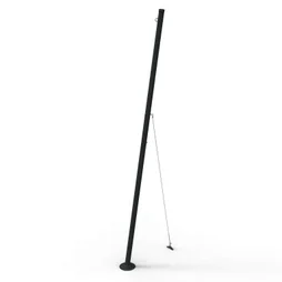 Mat incliné acier + câble tension Matvoild, 2m50 gris