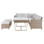 Salon de jardin en résine Medena NATERIAL, 7 personnes