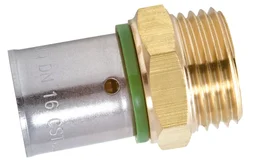 Raccord sertir per fixe m20x27 d16