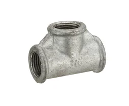 Té À Visser Acier Galvanisé Ff 15 X 21 Pour Tube En Acier Galvanisé