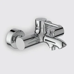 Mitigeur mécanique de baignoire chrome chromé, IDEAL STANDARD Kolva