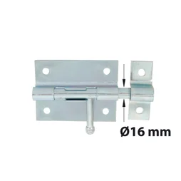 Verrou À Levier Verrou De Box + Gâche Afbat, Acier Zingué Gris