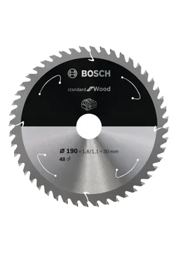 Lame De Scie Circulaire Bosch Bois190 X 30 X 48T Pour Outil Sans Fil