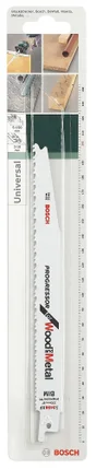 Lot De 2 Lames Coupe Multimatériau Bosch S3456Xf Pour Scie Sabre Ou Égoïne
