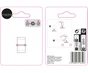 Adaptateur bague de réduction D20/28mm, plastique Transparent