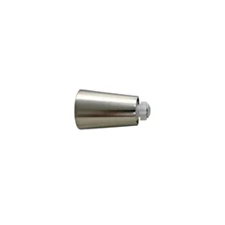 Lot De 2 Embouts Inspire, Grise / Argent Clair, Pour Tringle À Rideau Diam.20 Mm