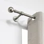 Support Tringle À Rideau, 20 Mm Argent Satiné Inspire
