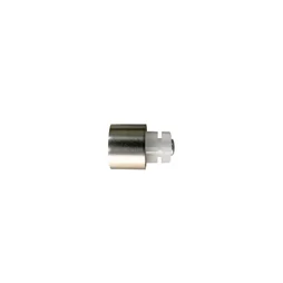 Lot De 2 Embouts Inspire, Grise / Argent Clair, Pour Tringle À Rideau Diam.28 Mm