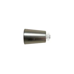 Lot De 2 Embouts Inspire, Grise / Argent Clair, Pour Tringle À Rideau Diam.28 Mm