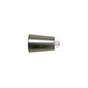 Lot De 2 Embouts Inspire, Grise / Argent Clair, Pour Tringle À Rideau Diam.28 Mm