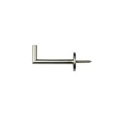 Lot De 2 Gonds Crochet Aluminium Gris Inspire