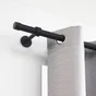 Lot De 2 Embouts Inspire, Noir Clair, Pour Tringle À Rideau Diam.28 Mm
