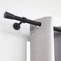 Lot De 2 Embouts Inspire, Noir Clair, Pour Tringle À Rideau Diam.28 Mm