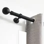 Support Tringle À Rideau, 20 Mm Noir Clair Inspire