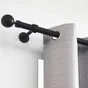 Support Tringle À Rideau, 20 Mm Noir Clair Inspire