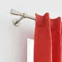 Lot De 2 Embouts Inspire, Grise / Argent Clair, Pour Tringle À Rideau Diam.28 Mm