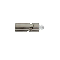 Embout Inspire, Grise / Argent Clair, Pour Tringle À Rideau Diam.28 Mm