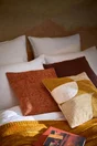 Plaid Chenille, Orange L.130 X L.170 Cm