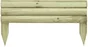 Bordure à planter minitraverse en bois naturel, H.30 x L.55 cm