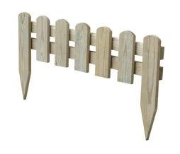 Bordure à planter Stackette bois naturel, H.30 x L.60 cm