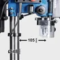 Perceuse à colonne, SCHEPPACH Dp16sl, 550 watts