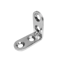Equerre de chaise en fer zingué, H.3 cm