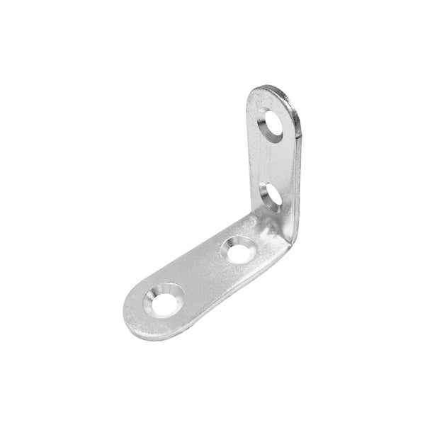 Equerre de chaise en fer zingué, H.4 cm