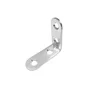 Equerre de chaise en fer zingué, H.4 cm