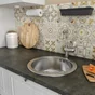 Evier rond 1 cuve ISEA inox lisse diam. 54 cm
