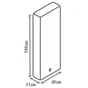 Chauffe-eau électrique plat horizontal ou vertical EQUATION, 65 L