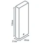 Chauffe-Eau Électrique Plat Horizontal Ou Vertical Equation, 80 L