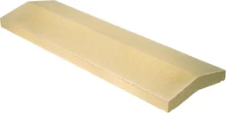 Couvre-Mur 2 Pans Lisse Ton Pierre, H.4 X L.30 X P.99 Cm