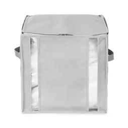 Sac gain de place Granit gris clair H.33 x l.36 x P.42 cm