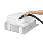Sac gain de place Granit gris clair H.16.5 x l.56 x P.56 cm