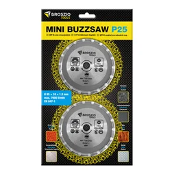 Lot De 2 Lames Multi-Matériaux Passat Outillage Pour Mini-Scie Buzz Saw P25