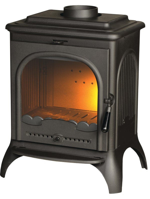 Poêle à bûche INVICTA Séville 2 anthracite, 7 kW