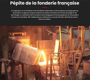 Poêle à bûche INVICTA Ovatio anthracite, 5 kW