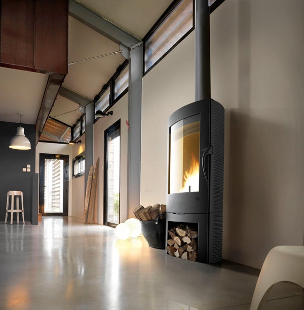 Poêle à bûche Argos, INVICTA, 12 kW anthracite