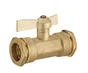 Vanne Pe À Compression Laiton D.25 Pour Tube En Polyéthylène