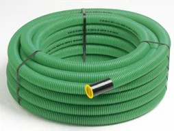 Gaine Pour Réseaux Enterrés Vert, Diam.50 Mm, L.25 M