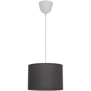 Suspension 1x e27 coton gris INSPIRE Sitia D.28.0 cm