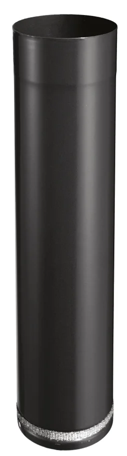 Rallonge télescopique pour raccordement Isotip, JONCOUX, diam.125 mm noir mat